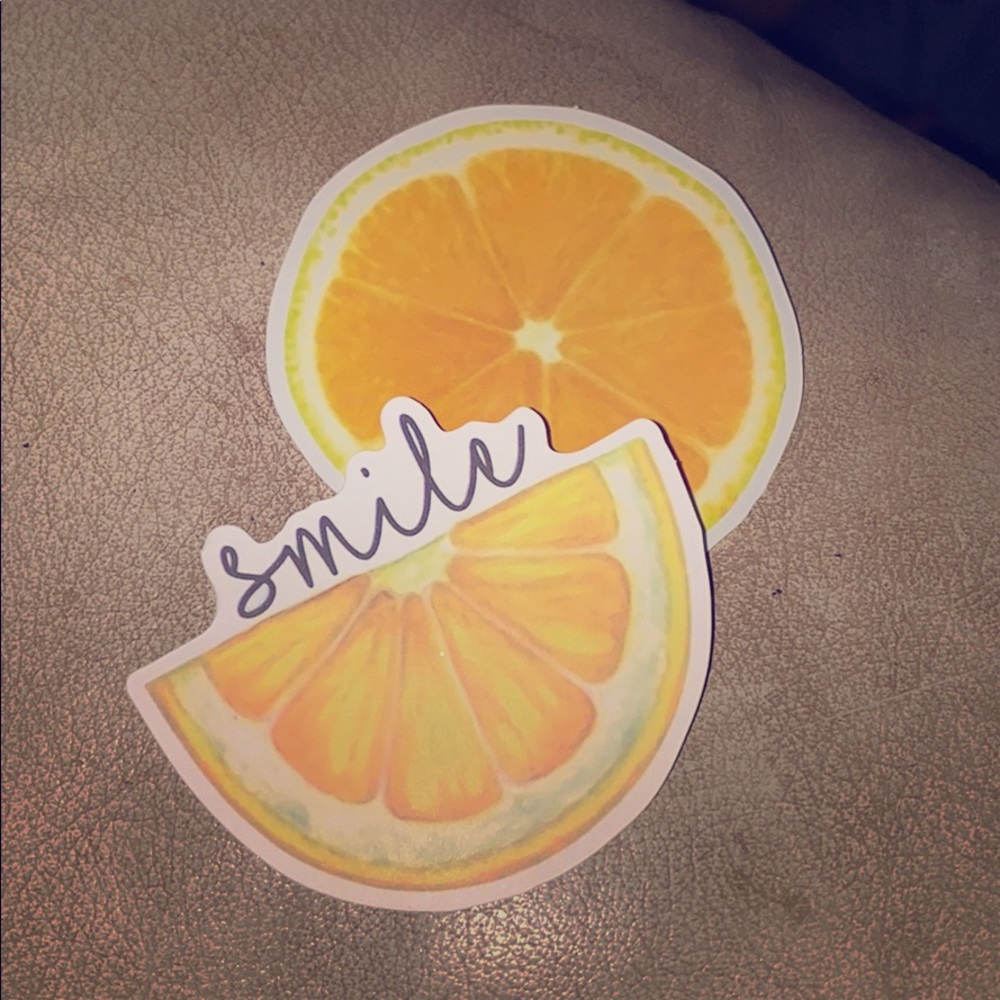 Orange Stickers